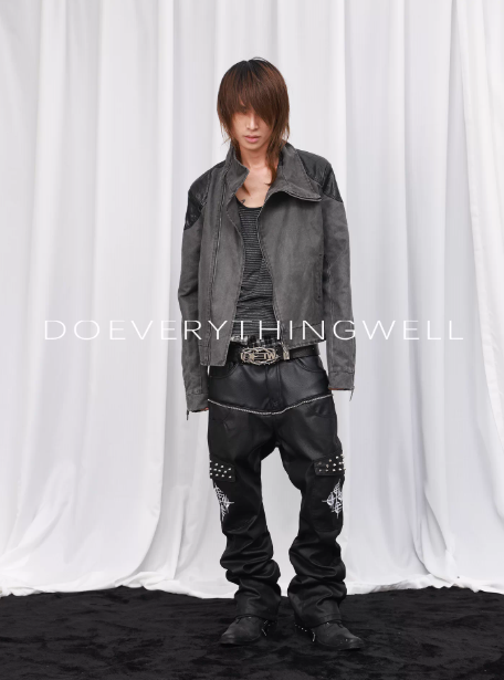 DETWONLINE™Diagonal Zipper Jacket