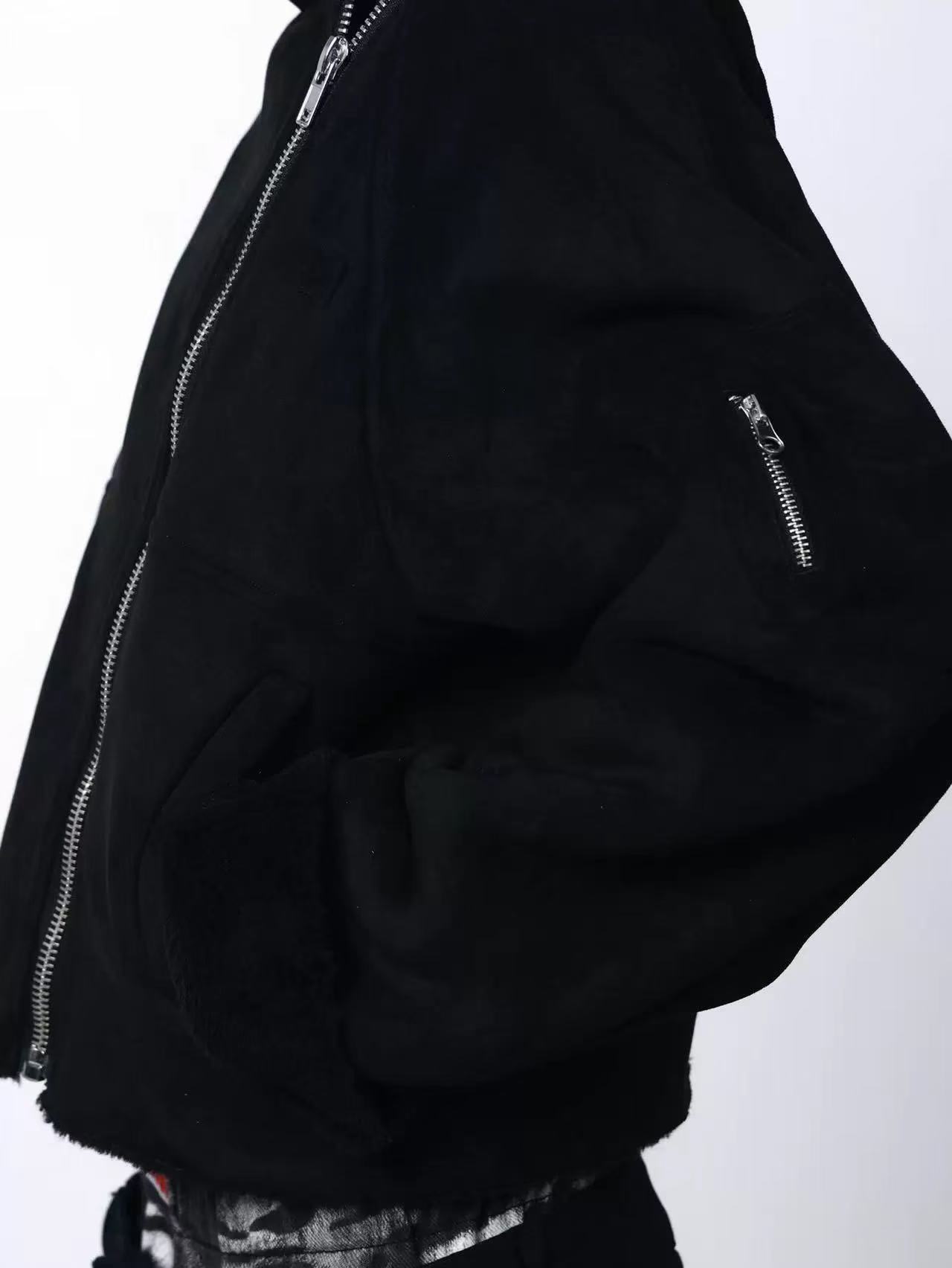 DETWONLINE™Leather suede coat