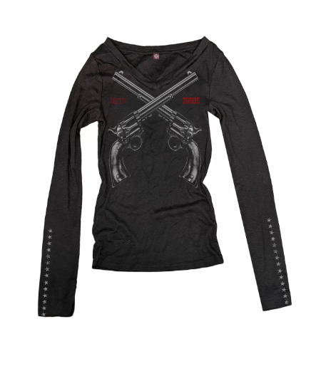 DETWONLINE™"PUNK"Long‑Sleeve Tee