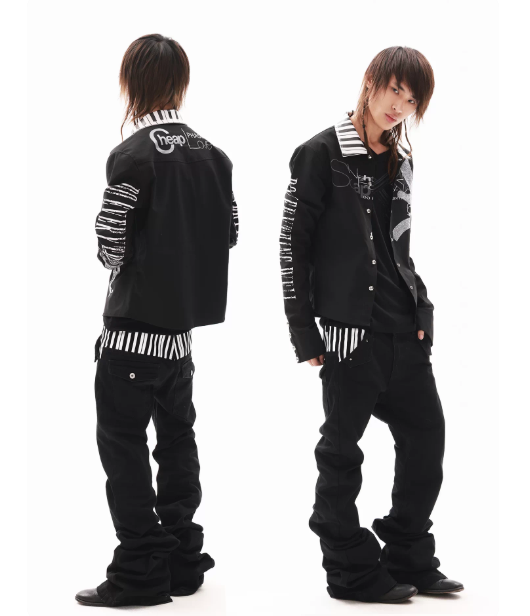 DETWONLINE™"Cavalry"Street‑Style Cropped Jacket