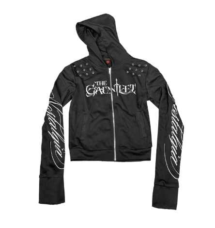 DETWONLINE™"Dark Gothic"Zip‑Up Hooded Jacket