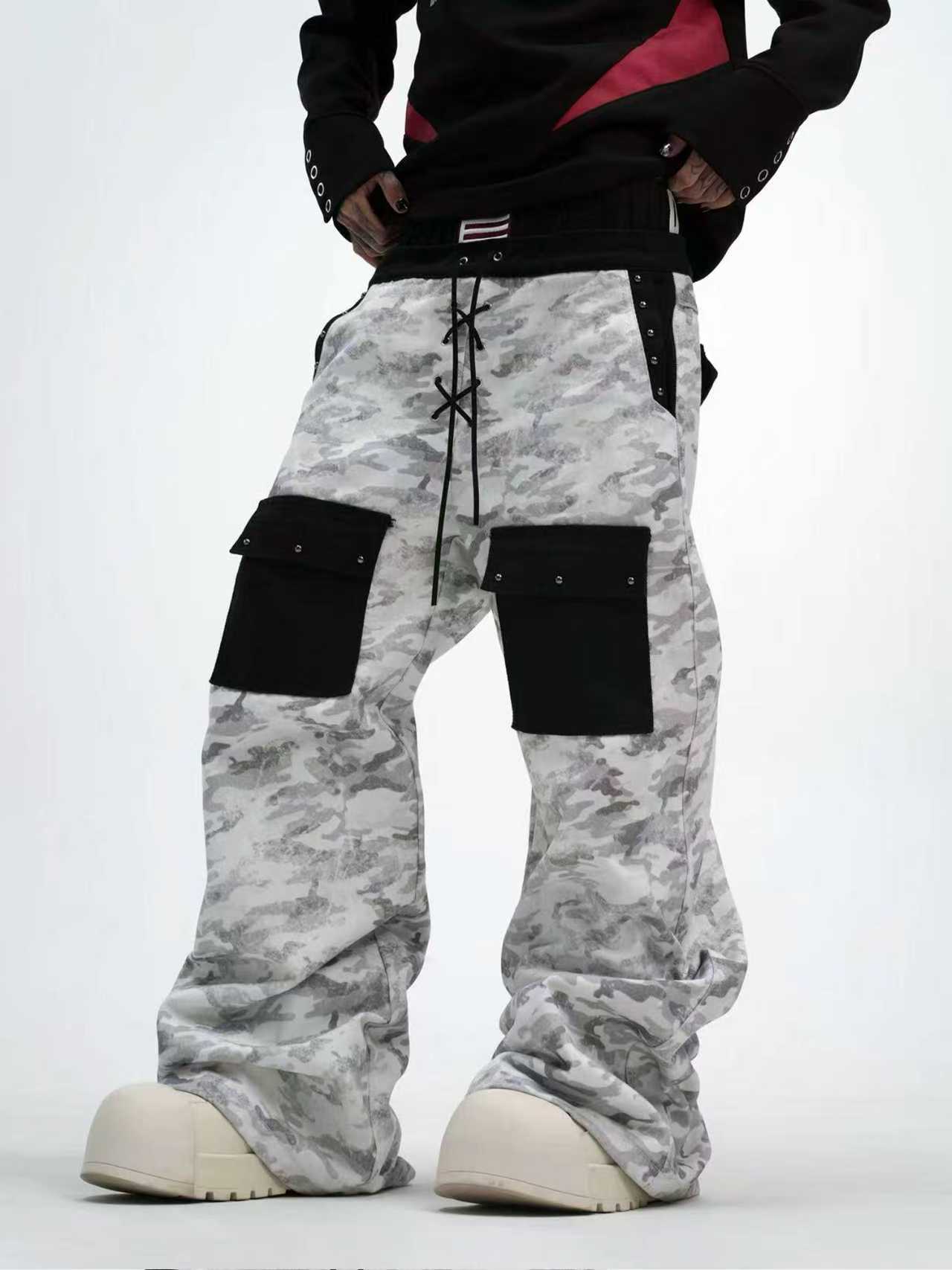 DETWONLINE™Camouflage double waistband jeans