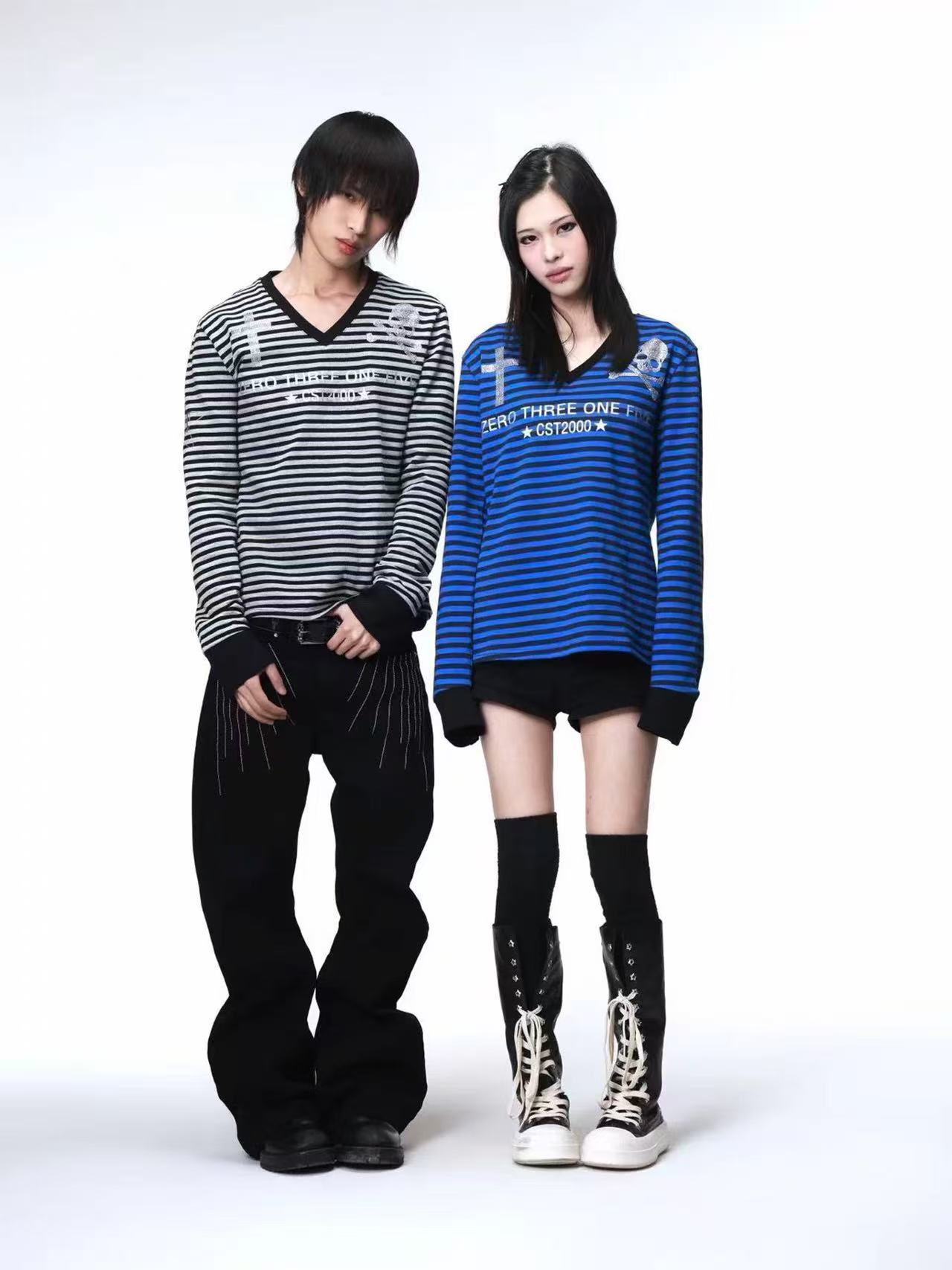 DETWONLINE™Striped long-sleeve