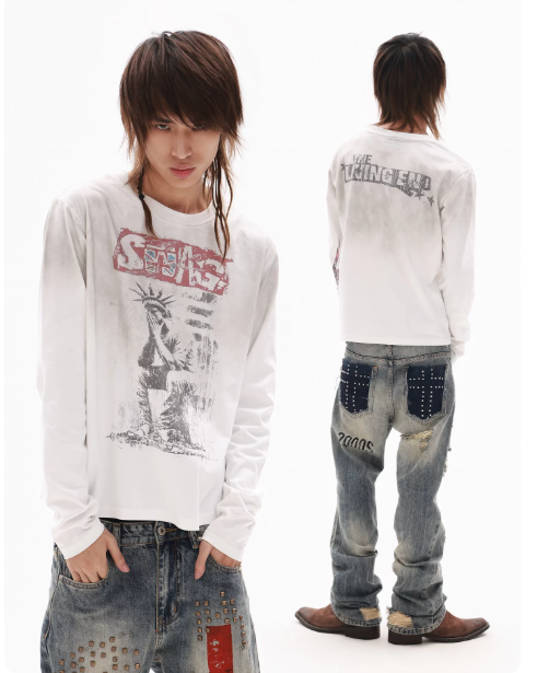 DETWONLINE™"SWAG"Long‑Sleeve Tee