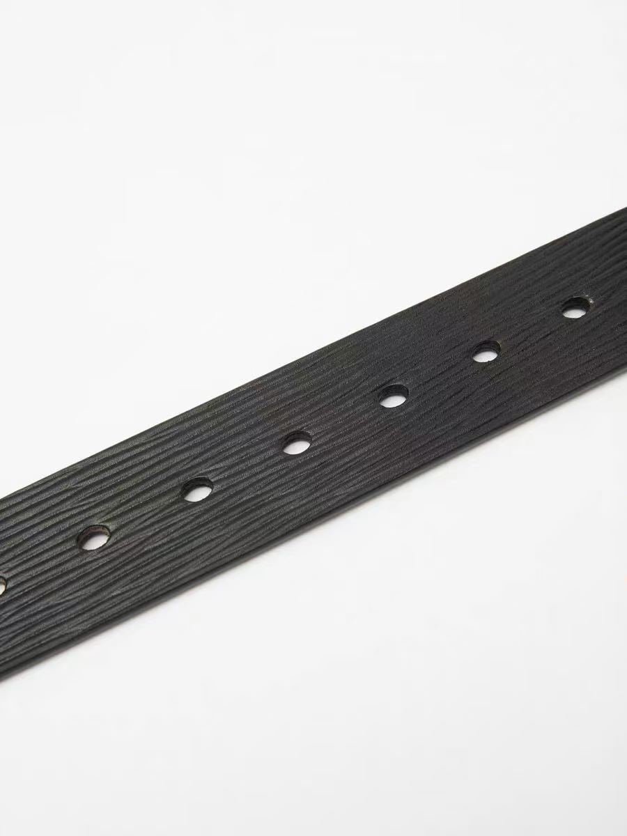 DETWONLINE™Bone Buckle Water-Grain Split Cowhide Belt