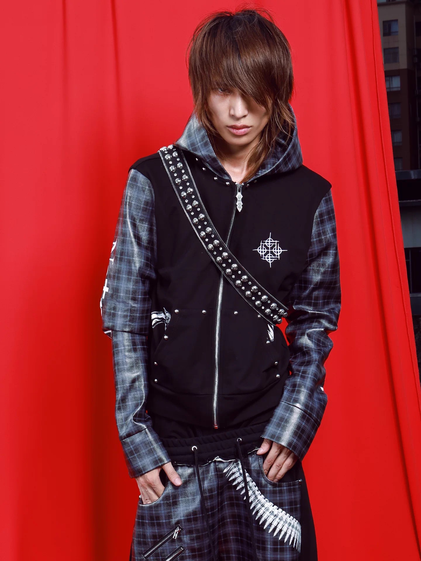 DETWONLINE™"PUNK"Zip Hooded Jacket