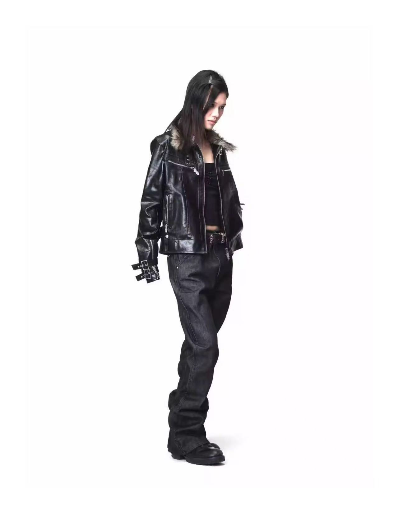 DETWONLINE™Red eared denim jeans