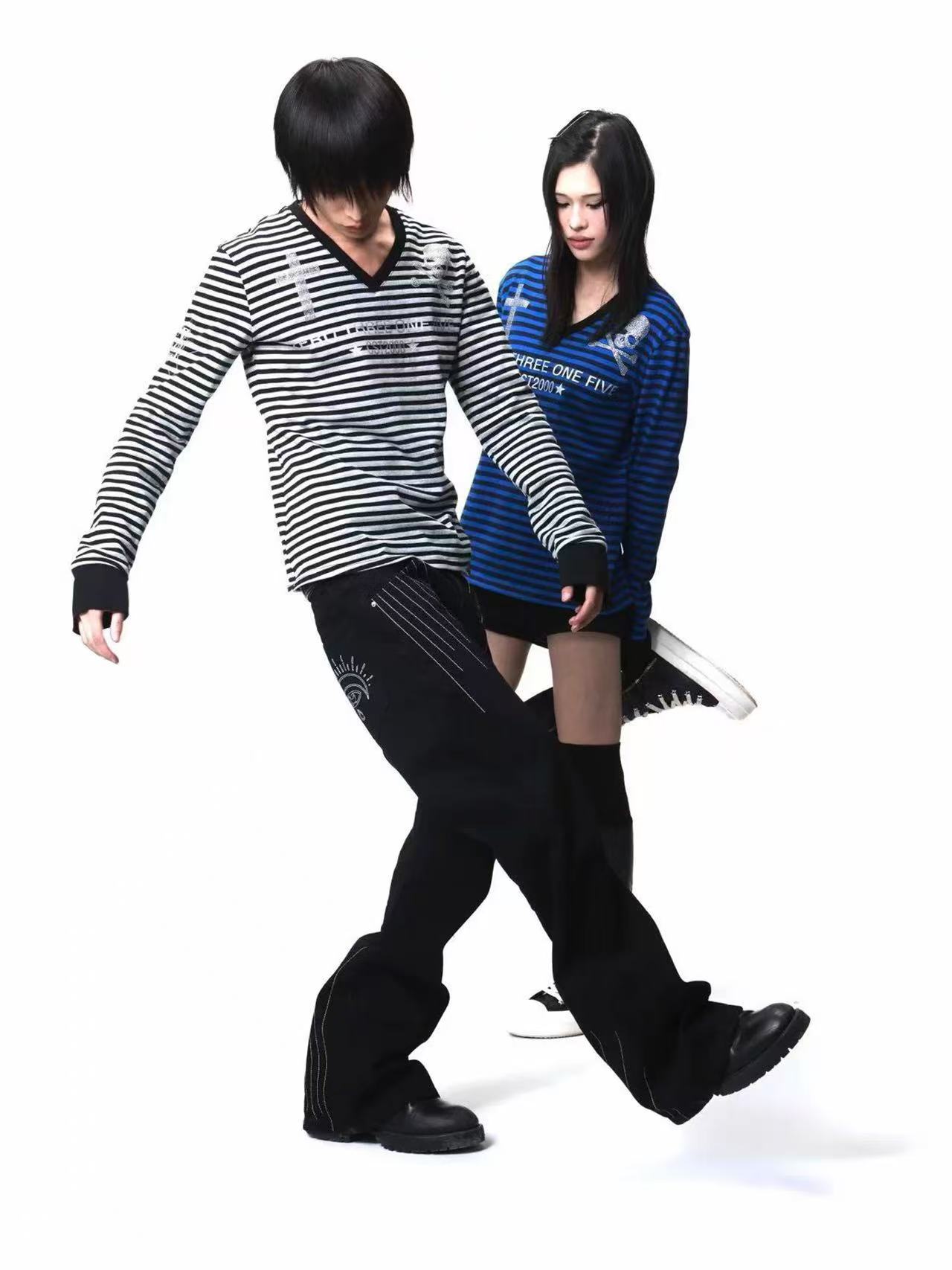 DETWONLINE™Striped long-sleeve