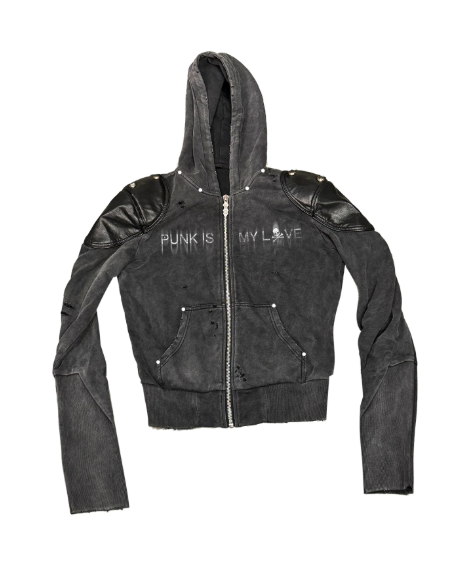 DETWONLINE™"Red‑Star‑Skull"Sweatshirt Jacket