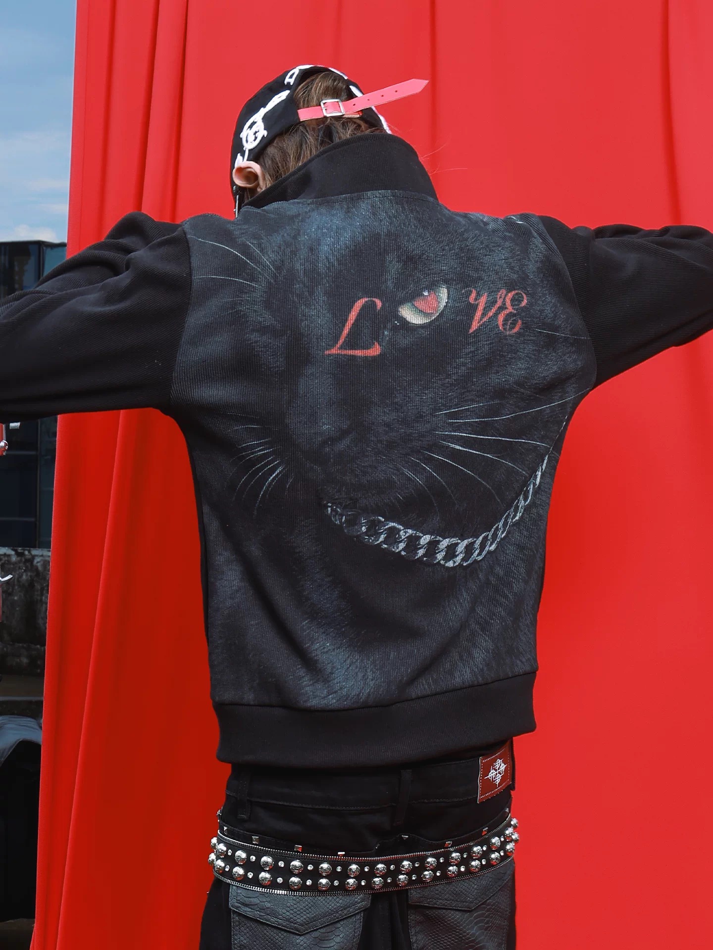 DETWONLINE™"Metal Tag"Slim Stand Collar Jacket