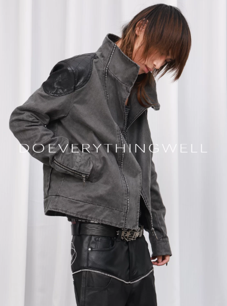 DETWONLINE™Diagonal Zipper Jacket