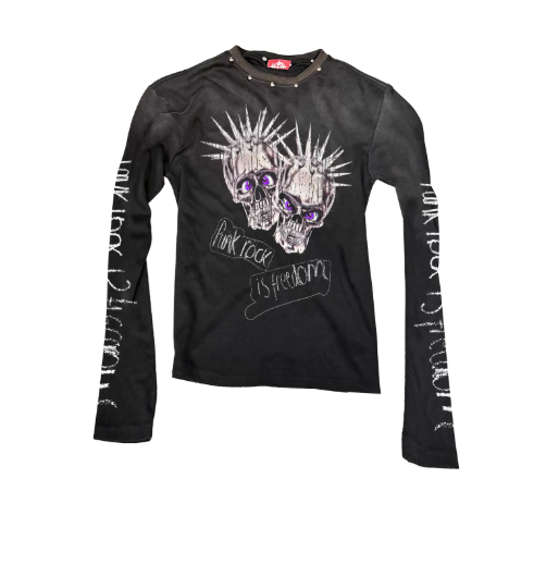 DETWONLINE™"PUNK"Long‑Sleeve Sweatshirt