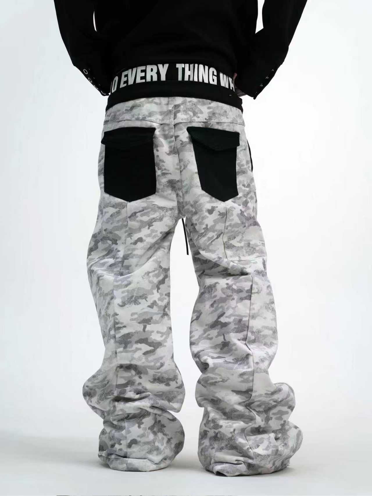 DETWONLINE™Camouflage double waistband jeans