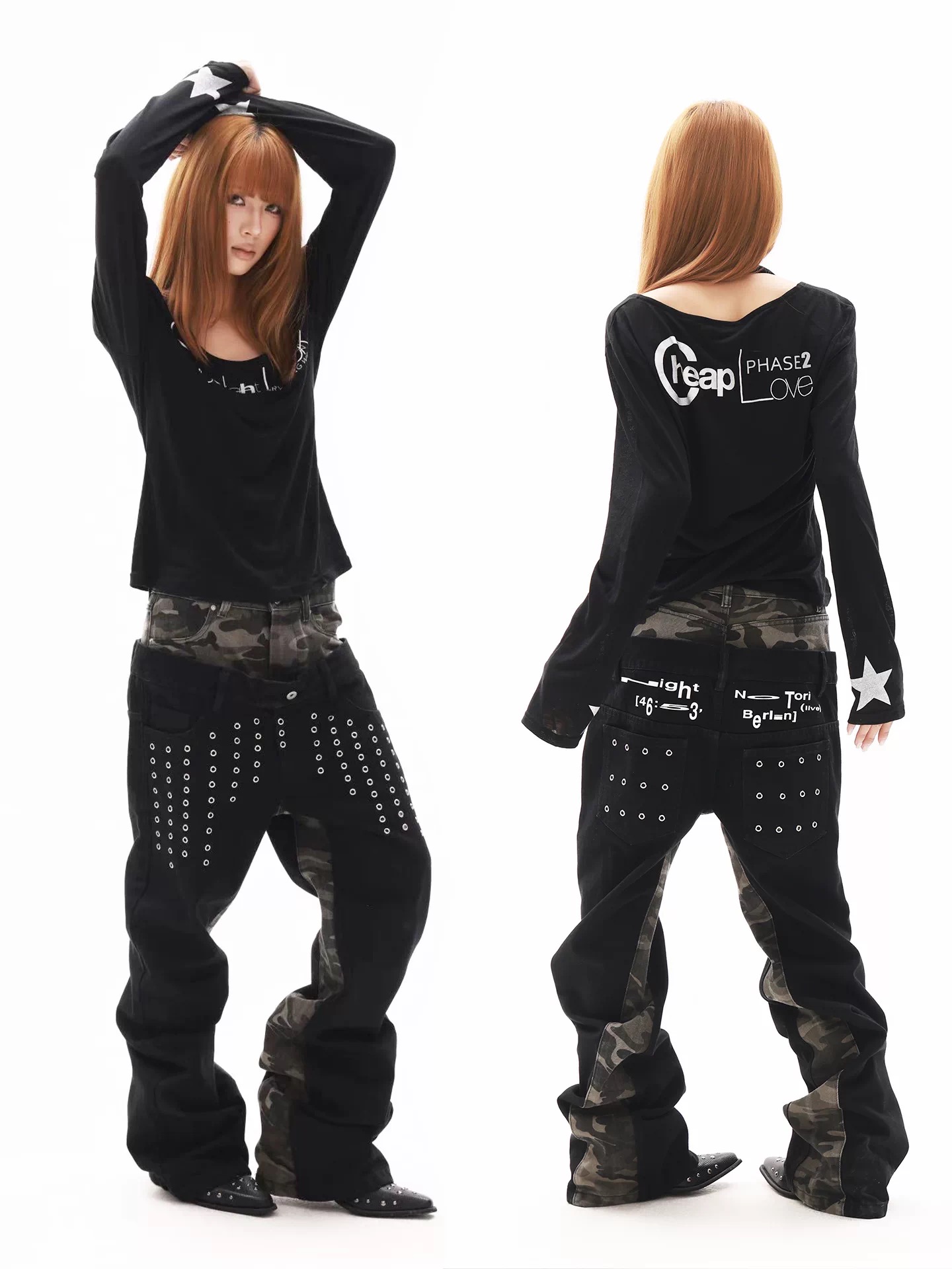 DETWONLINE™"Wasteland"13‑oz Silhouette Jeans