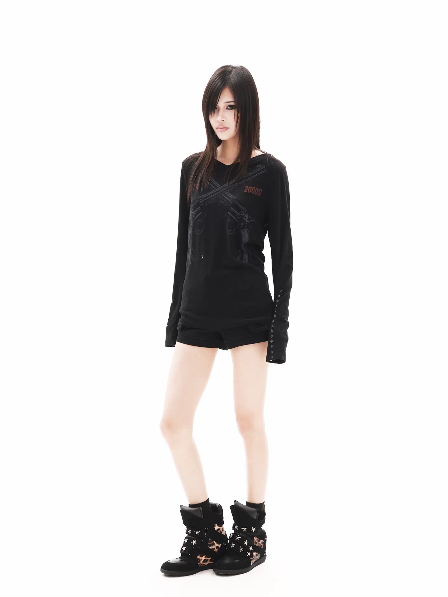 DETWONLINE™"PUNK"Long‑Sleeve Tee