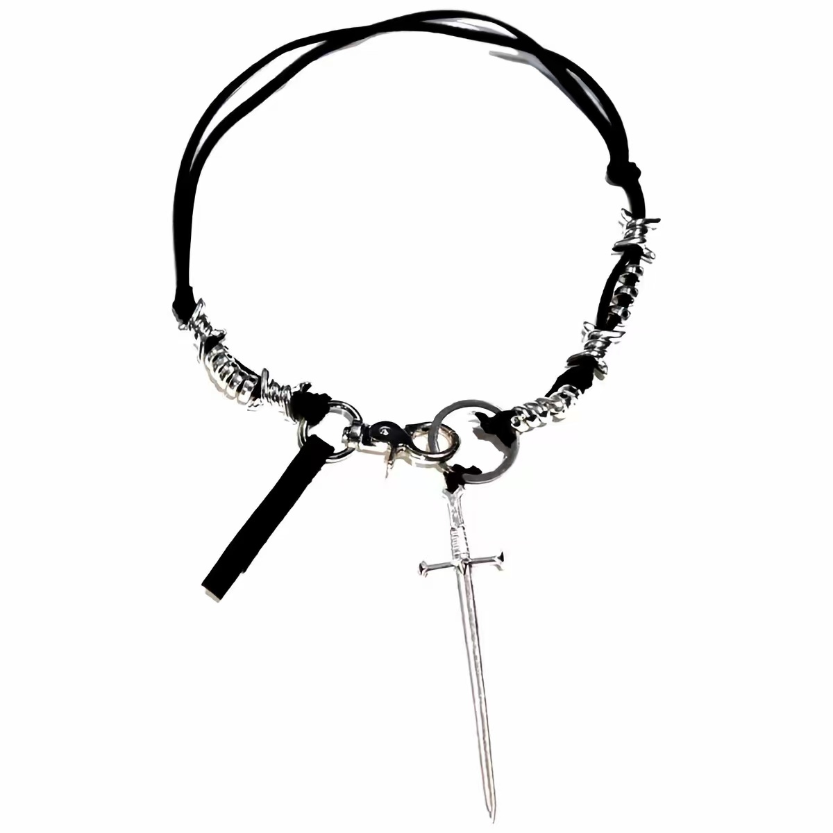 DETWONLINE Sword Pendant Necklace