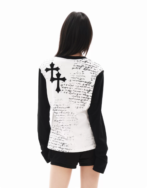 DETWONLINE™"Skull"Long‑Sleeve Tee