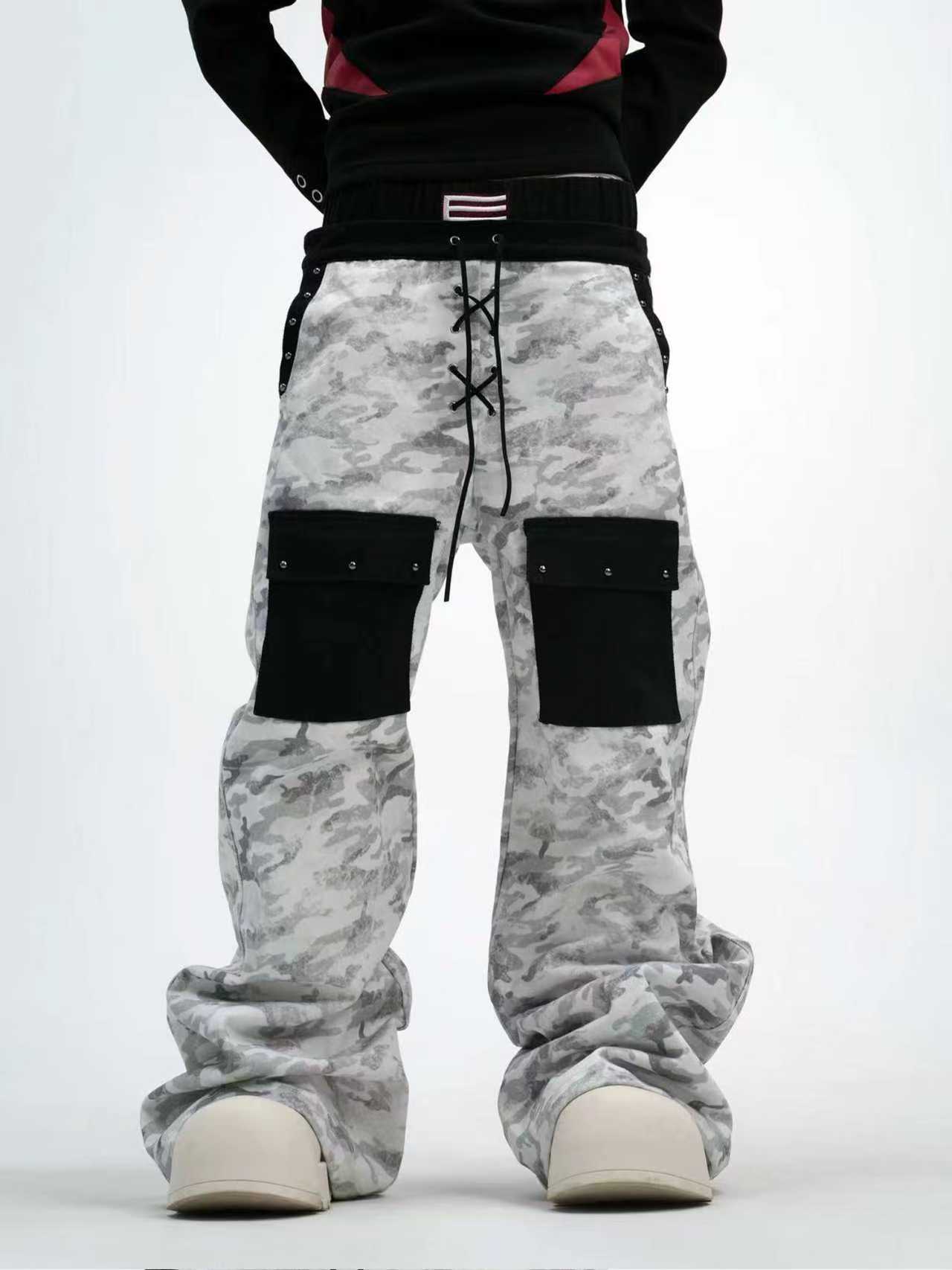 DETWONLINE™Camouflage double waistband jeans