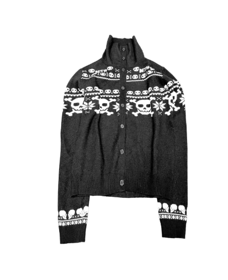 DETWONLINE™Skull Sweater Cardigan