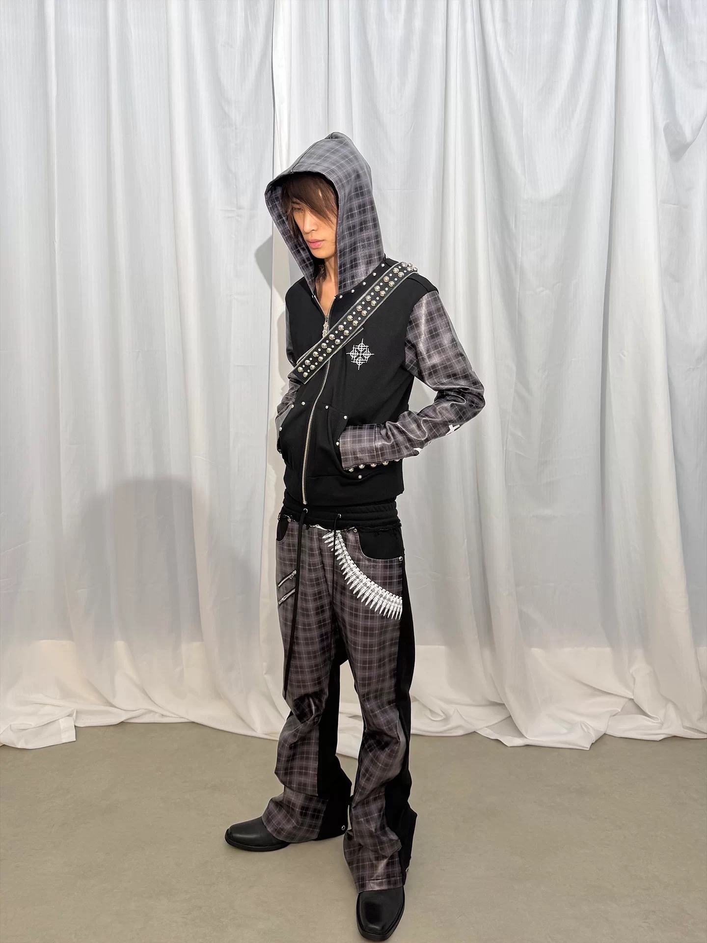 DETWONLINE™"PUNK"Zip Hooded Jacket