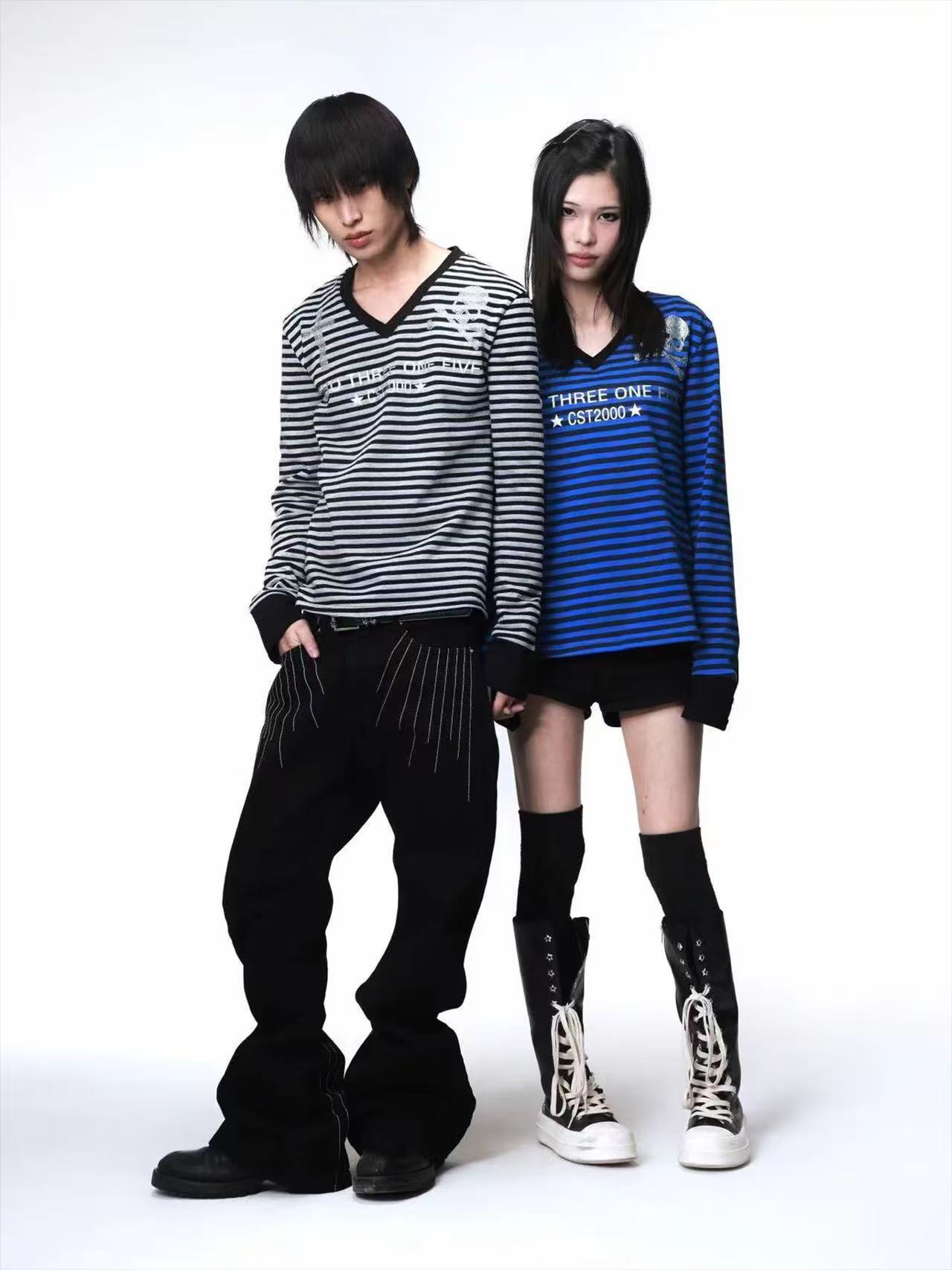 DETWONLINE™Striped long-sleeve