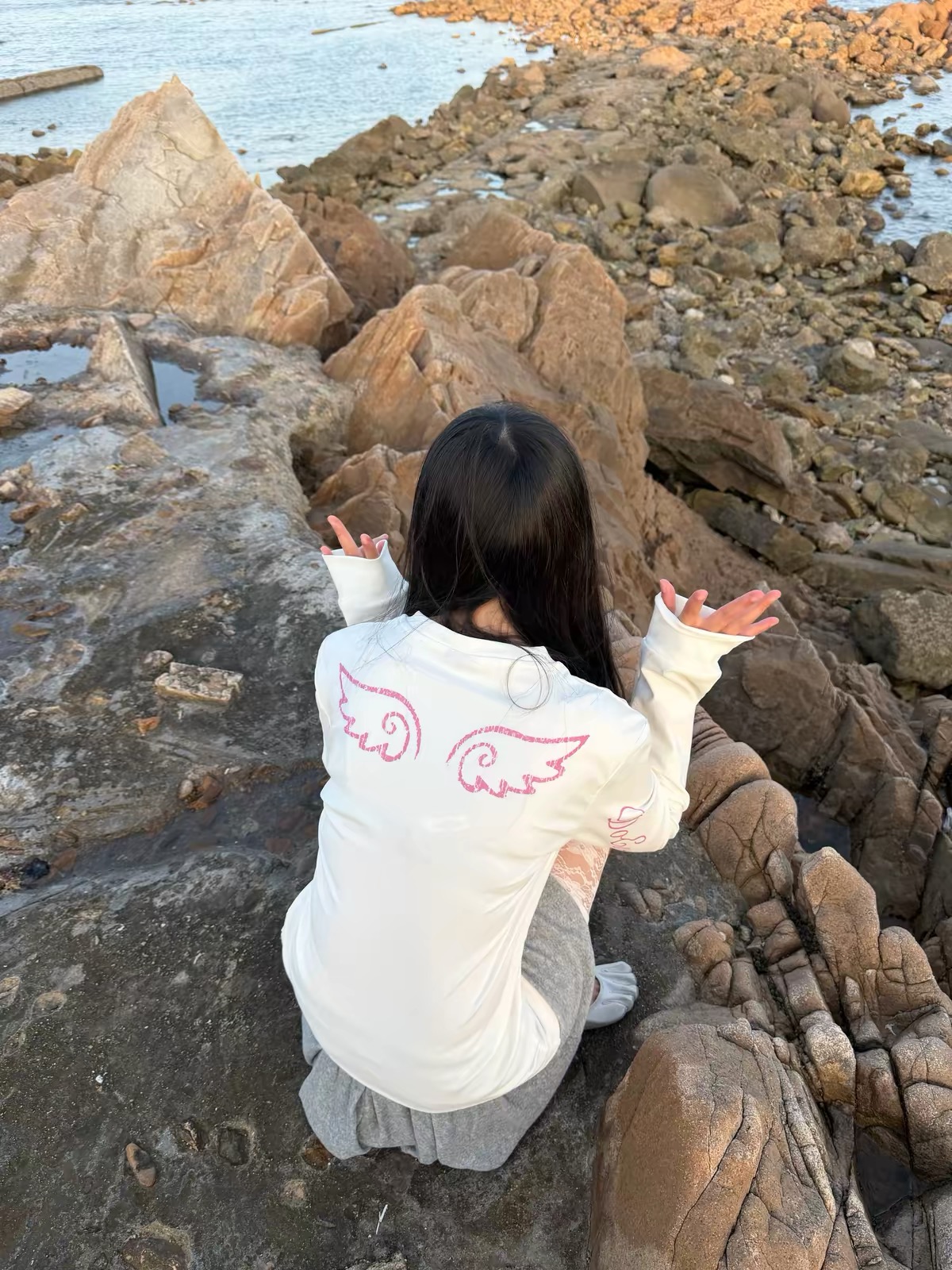 DETWONLINE™"Mustache"Long‑Sleeve Tee