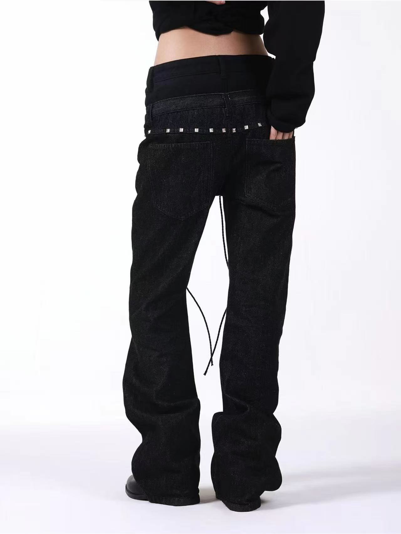 DETWONLINE™Belted drawstring jeans