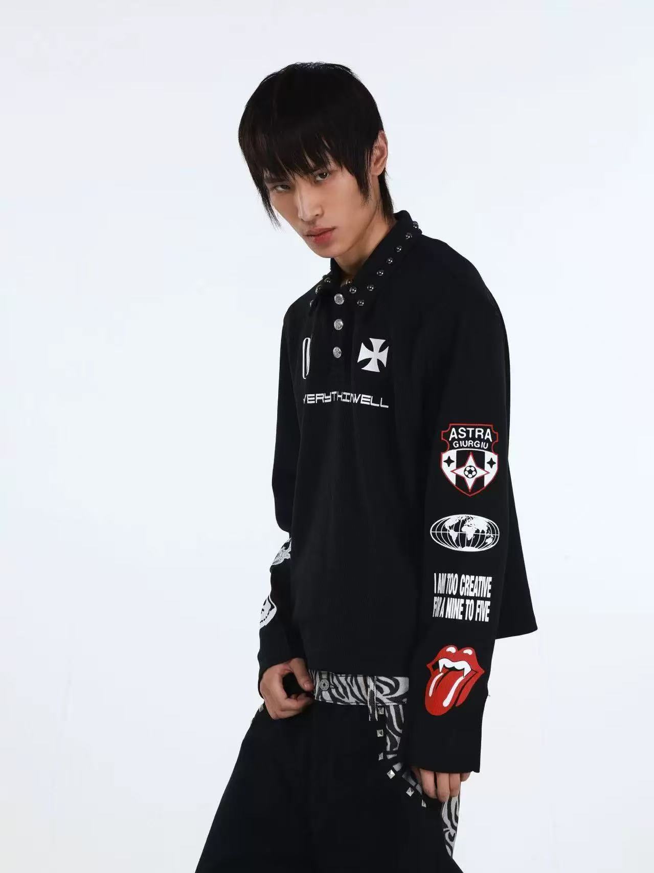 DETWONLINE™Retro polo shirt