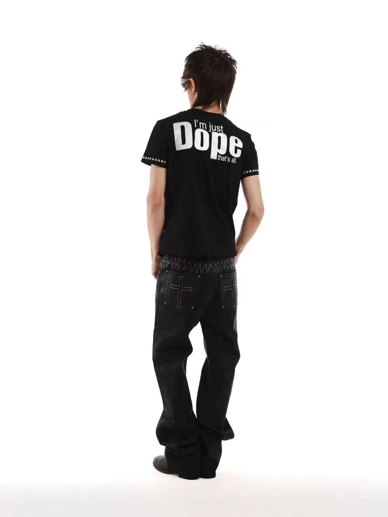 DETWONLINE™American Street Star Cuff Slim T-Shirt
