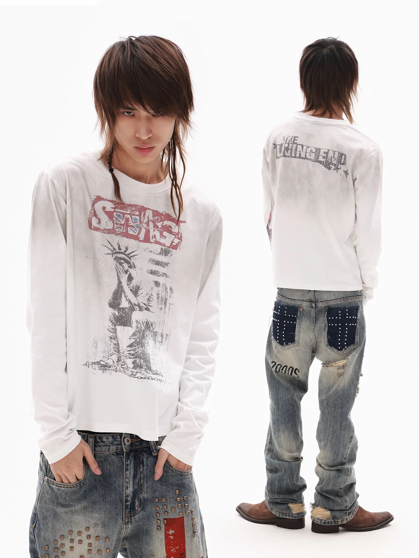 DETWONLINE™"SWAG"Long‑Sleeve Tee