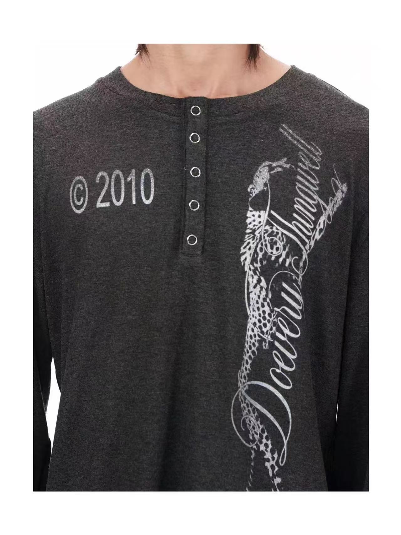 DETWONLINE™Faux Cashmere Print Long Sleeve