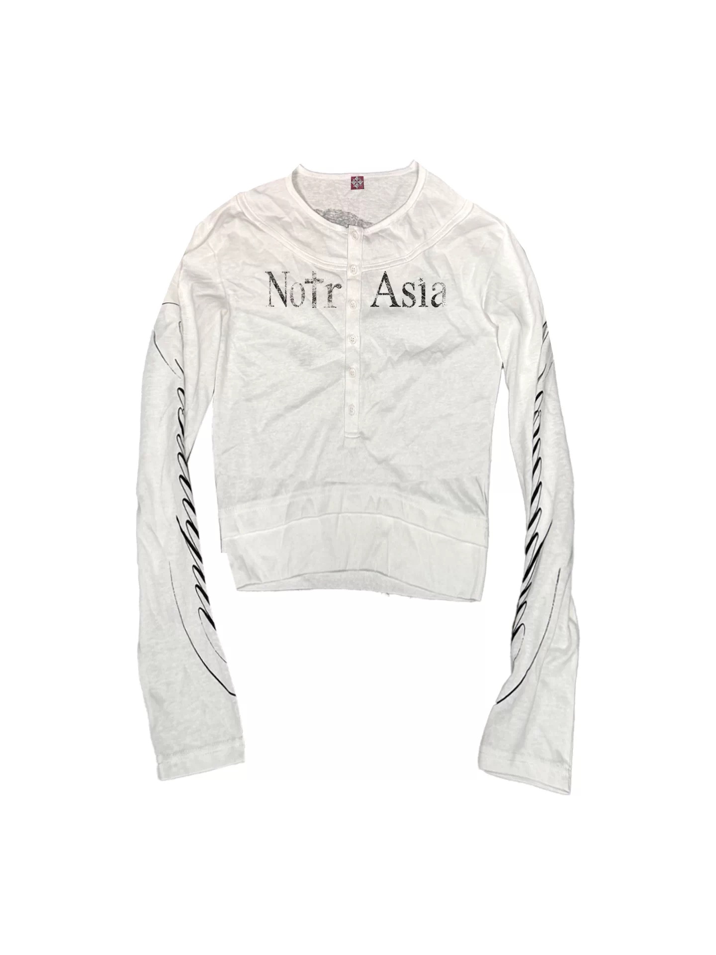 DETWONLINE™"Skull"Long‑Sleeve Tee