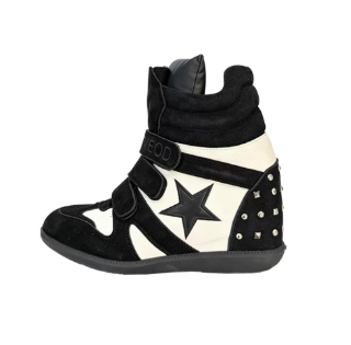 DETWONLINE™"Candy" Series Retro Y2K Cyber Colorful High Top Thick Sole Platform Wedge Sneakers, Unisex
