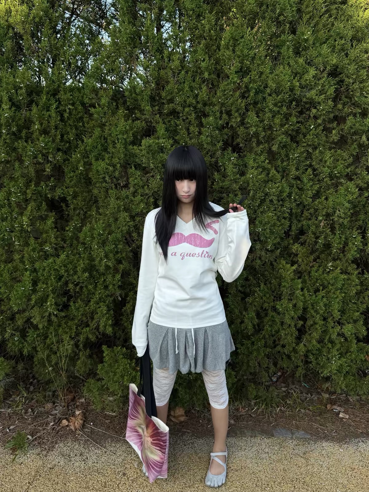 DETWONLINE™"Mustache"Long‑Sleeve Tee