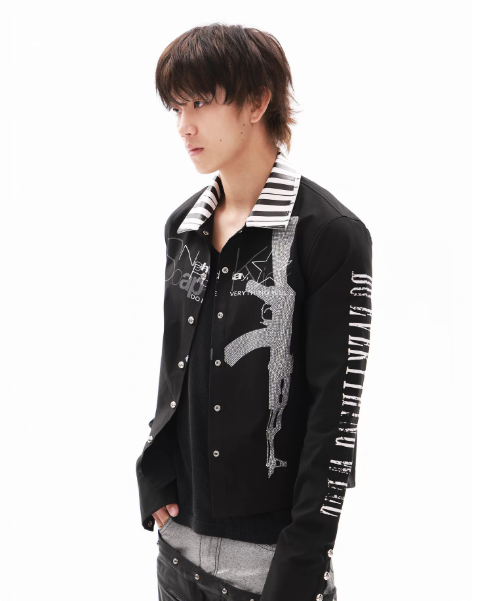 DETWONLINE™"Cavalry"Street‑Style Cropped Jacket