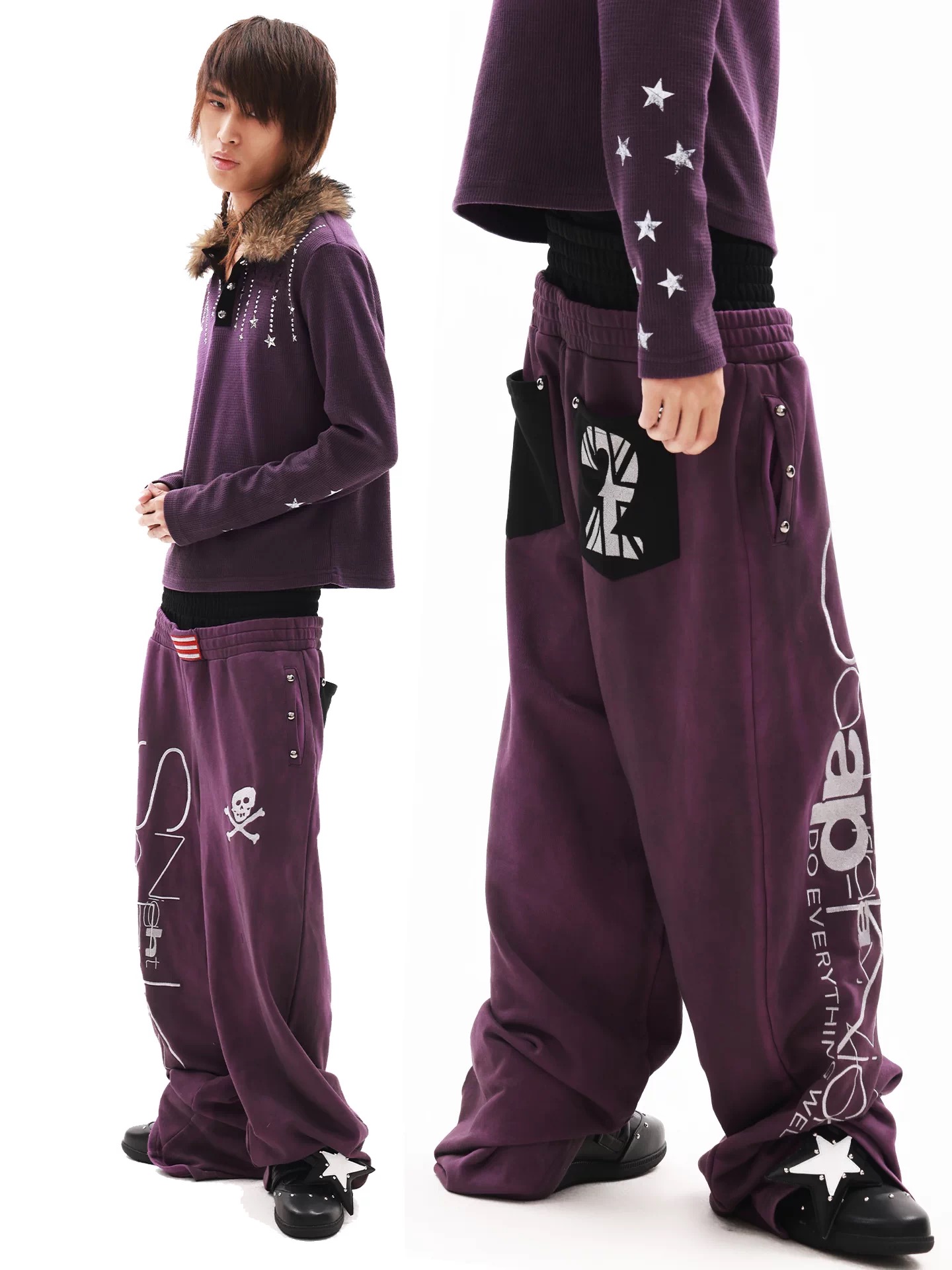 DETWONLINE™"PUNK"Unisex Boxing Sweatpants