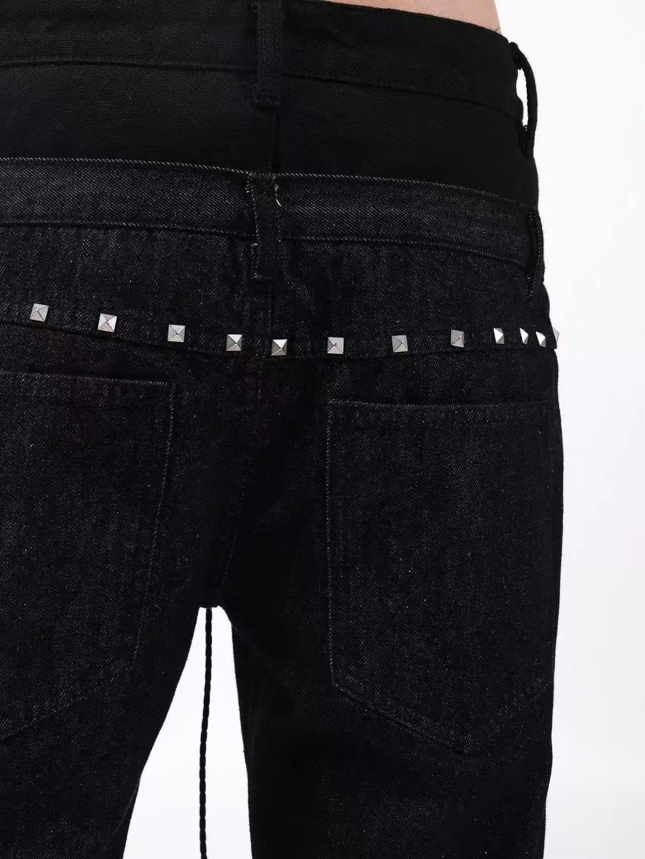 DETWONLINE™Belted drawstring jeans