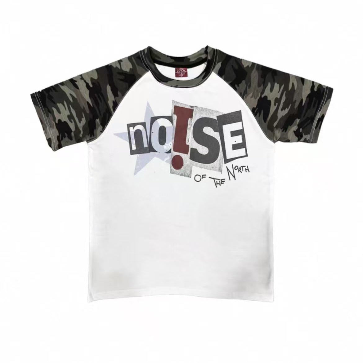 Detwonline  raglan sleeve Camouflage Short Sleeve