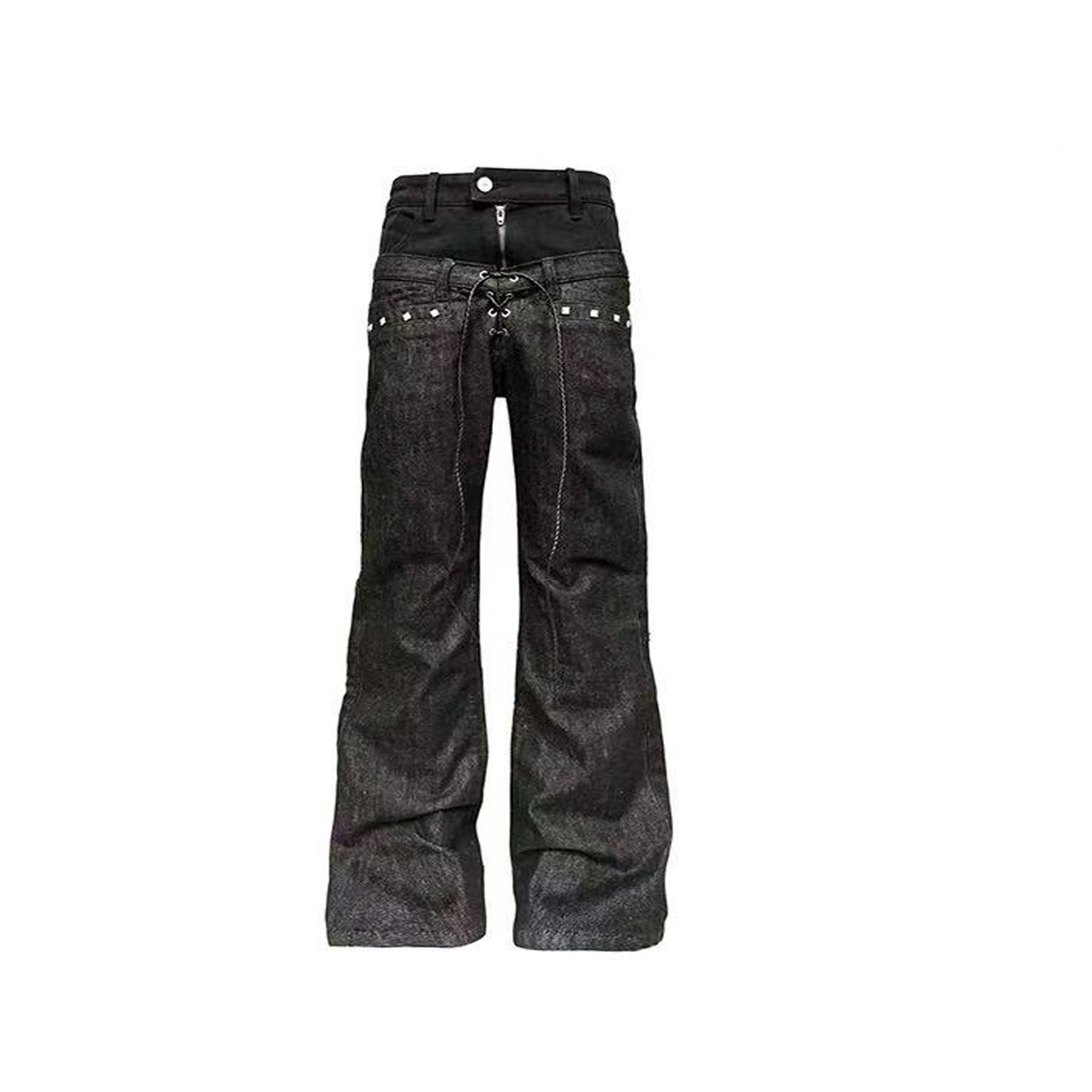 DETWONLINE™Belted drawstring jeans