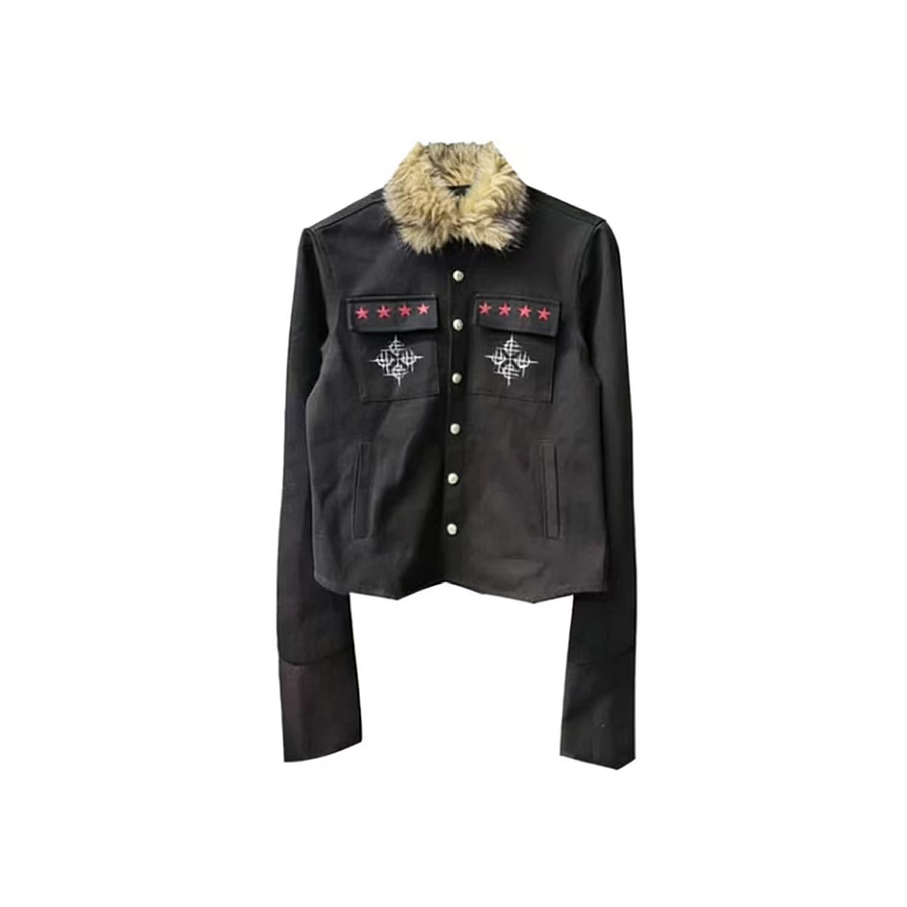 DETWONLINE™Red Star Slogan Jacket