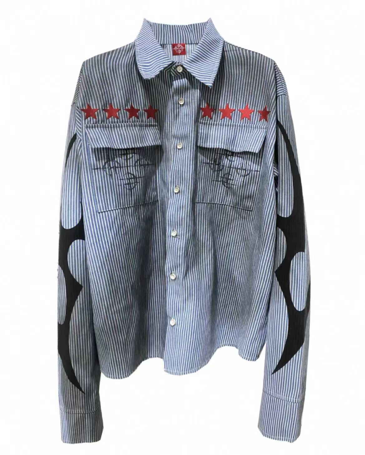 Detwonline Stain Blouse Jacket blue checkered