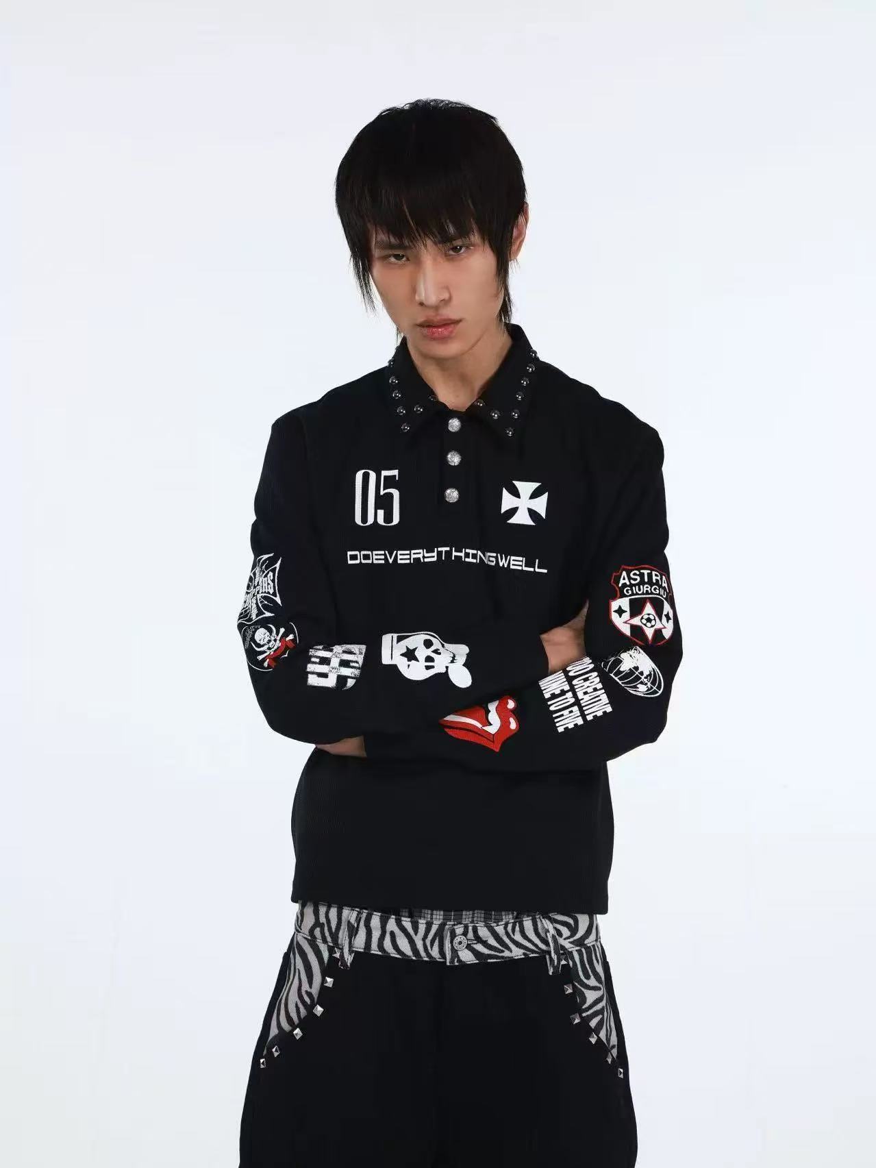 DETWONLINE™Retro polo shirt