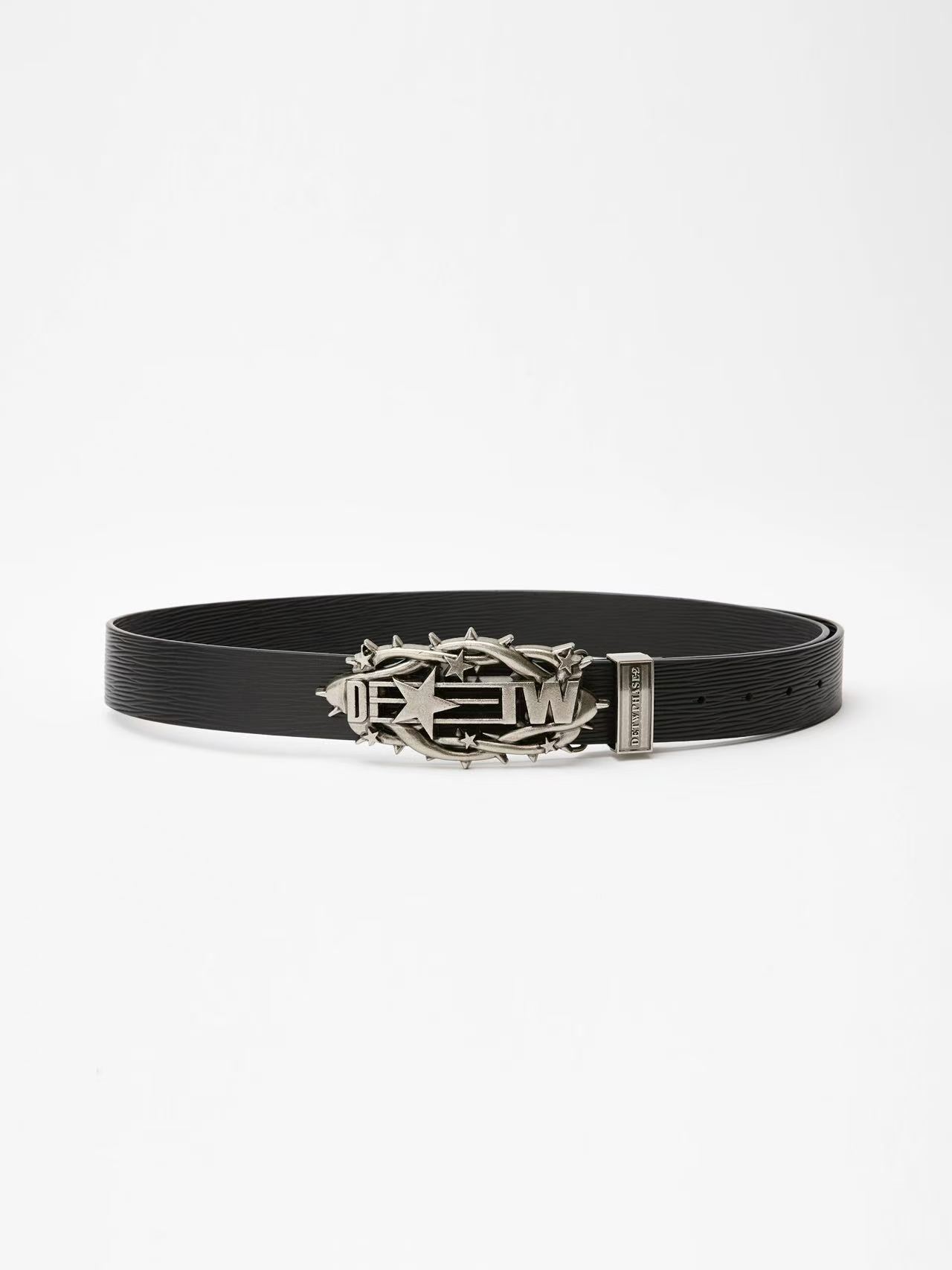 DETWONLINE™Thorn Starburst Metal Buckle Split Cowhide Belt