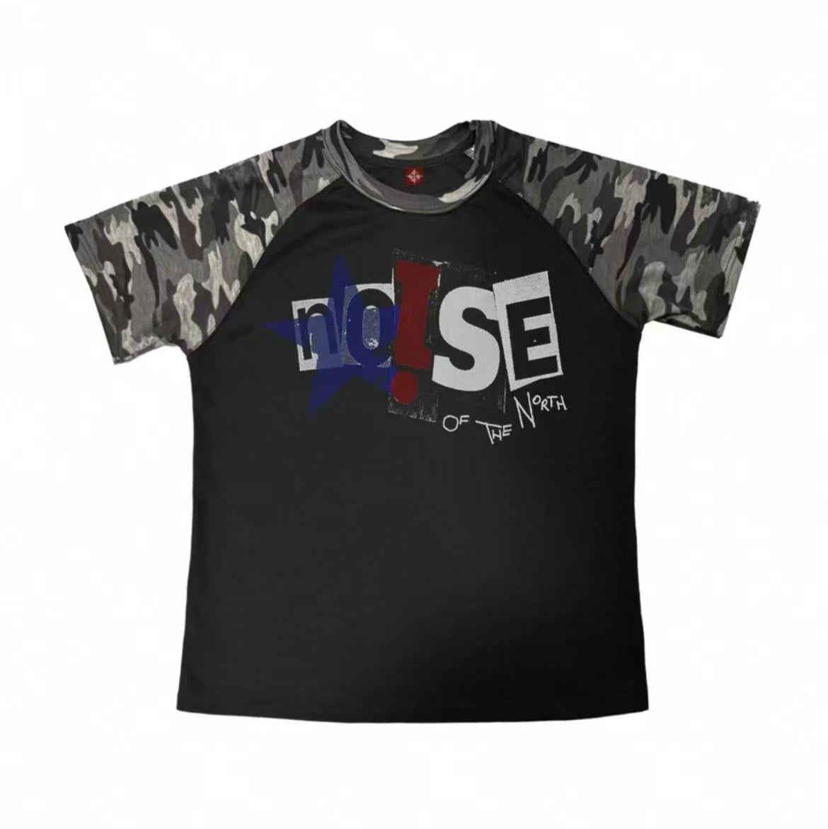 Detwonline  raglan sleeve Camouflage Short Sleeve