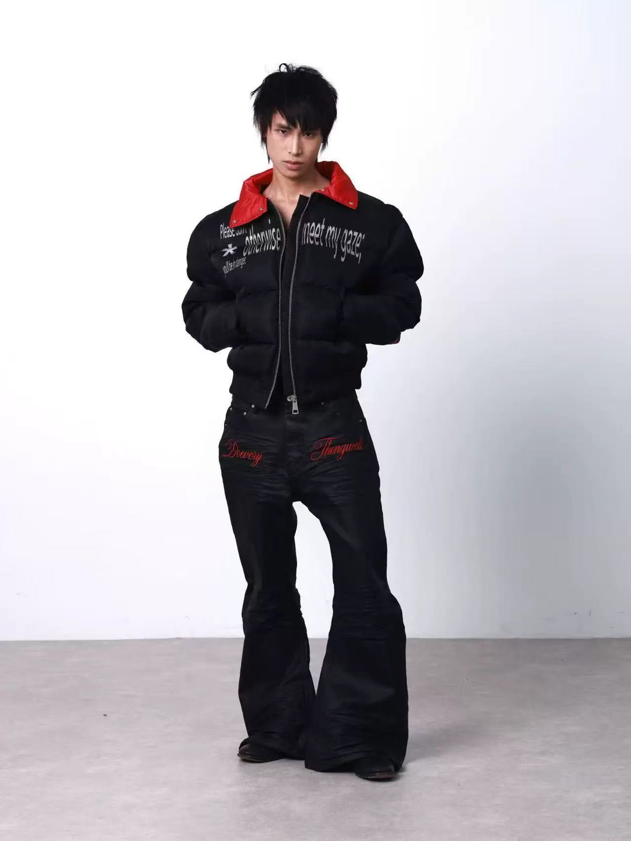 DETWONLINE™Waxed-coated jeans