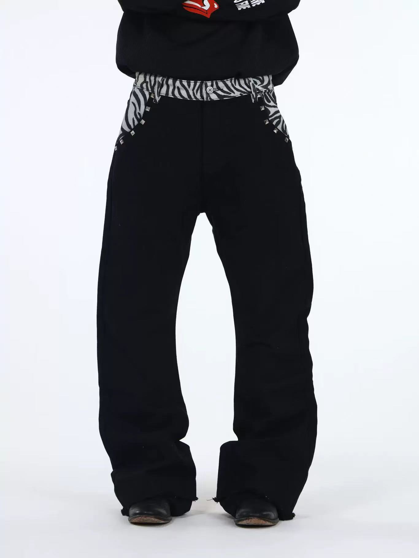 DETWONLINE™Zebra print jeans