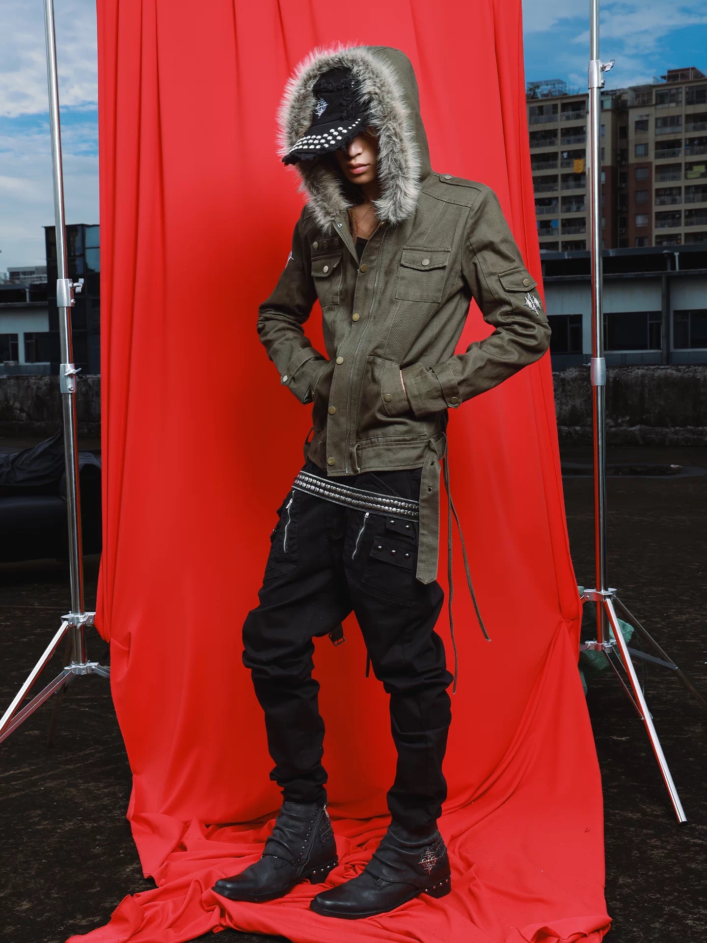 DETWONLINE™Greyish Green Jacket