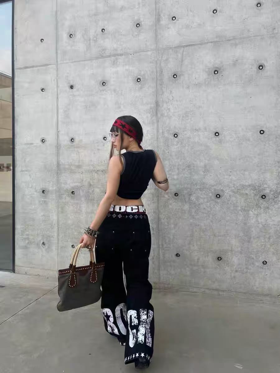 Detwonline color-block jeans