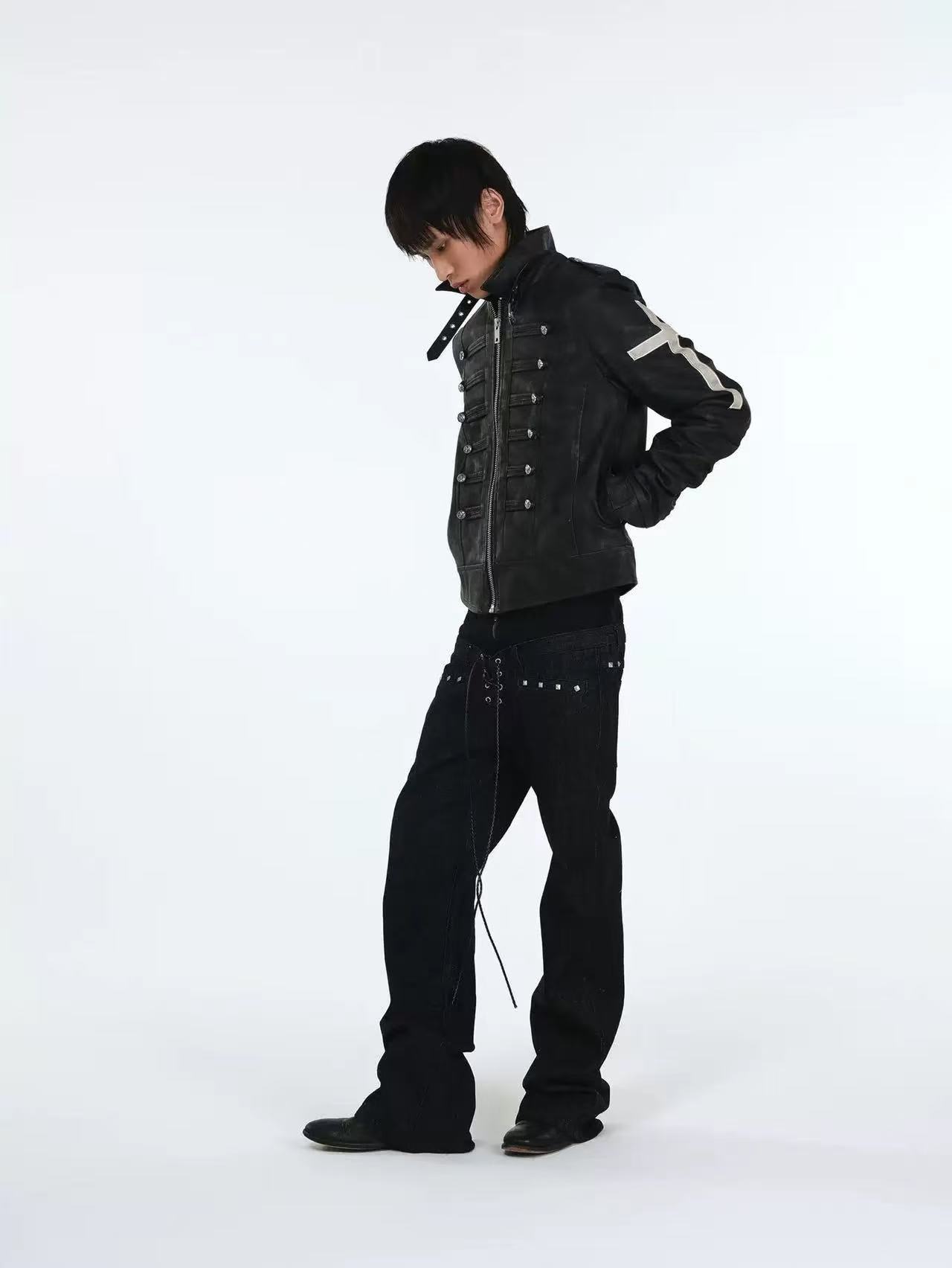 DETWONLINE™Belted drawstring jeans