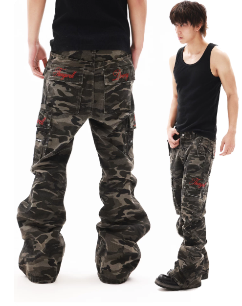 DETWONLINE™"Wasteland" 14‑oz Street‑Utility Jeans